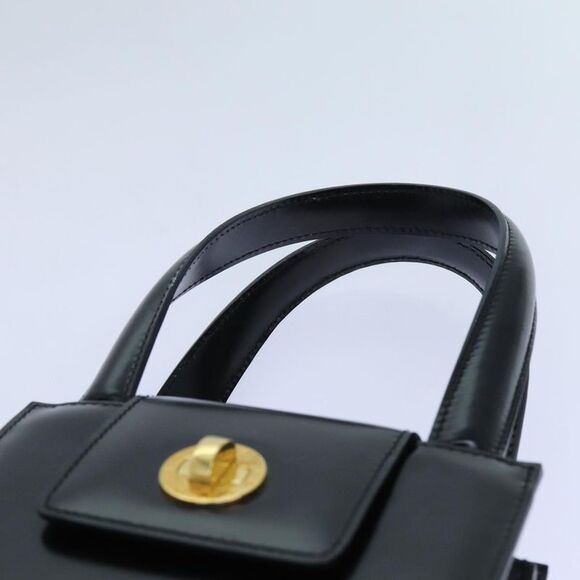 Bulgari Black Leather Handbag (Pre-Owned) - Picture 14 of 16